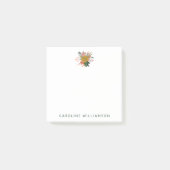 Einfache Minimalistische botanische Blume Personal Post-it Klebezettel (Vorderseite)