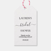 Einfache minimalistische Brautparty-Tags