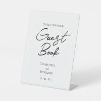 Einfache Minimalistische Buchung für Hochzeiten