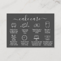 Einfache Minimalistische Dankeschön Cake Care Inst