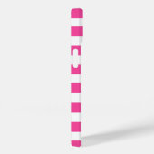 Einfache Minimalistische Druckrosa Streifenbow Case-Mate iPhone Hülle (Rückseite / Rechts)