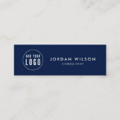 Einfache Minimalistische Editierfarbe hinzufügen Mini Visitenkarte (Vorderseite)