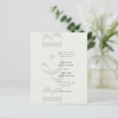 Einfache Minimalistische Einsätze bei Hochzeiten (Stehend Vorderseite)