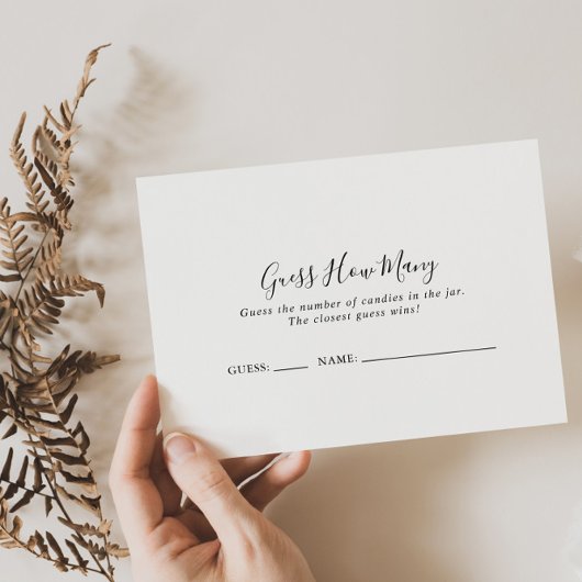 Einfache Minimalistische Einschätzung wie viele Ga Visitenkarte