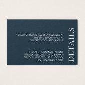 Einfache Minimalistische Elegant-Hochzeit (Vorderseite)