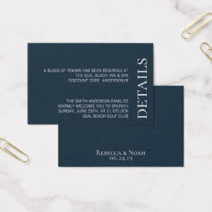 Einfache Minimalistische Elegant-Hochzeit