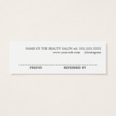 Einfache Minimalistische Elegante (Rückseite)