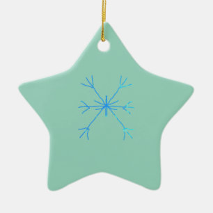 Einfache minimalistische elegante benutzerdefinier keramik ornament