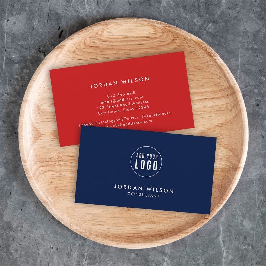 Einfache Minimalistische Farbe für das Hinzufügen Visitenkarte