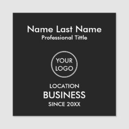 Einfache Minimalistische Firmenlogos Namensschild