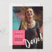 Einfache Minimalistische Foto-Abschluss für belieb Ankündigung (Vorderseite)