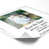 Einfache minimalistische Foto Budget Hochzeit rett (Ecke)