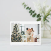 Einfache Minimalistische Foto Weihnachten (Stehend Vorderseite)