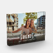 Einfache Minimalistische Freunde Foto Kalligrafie  (Links)