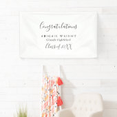 Einfache Minimalistische Graduierungspartei Banner (Insitu)