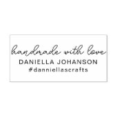 Einfache Minimalistische Handarbeit mit Liebe Gummistempel (Prägung)