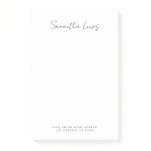 Einfache minimalistische handgeschriebene Schrift