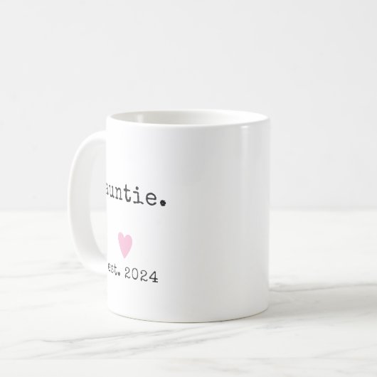 Einfache Minimalistische Herzfrequenz - individuel Kaffeetasse (Vorderseite Links)