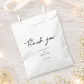 Einfache Minimalistische Hochzeit Geschenktütchen (Ausgeschnitten)