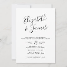 Einfache Minimalistische Hochzeit mit UAWG Details