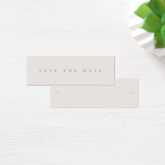 Einfache Minimalistische Hochzeit Speichern Sie di (Schreibtisch)