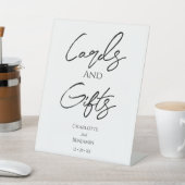 Einfache Minimalistische Hochzeitskarten und Gesch Sockelschild (In SItu)