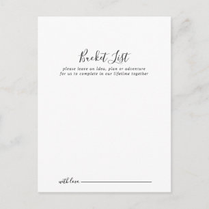 Einfache Minimalistische Hochzeitstiefelder-Karten Postkarte