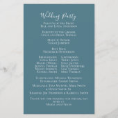 Einfache Minimalistische Hochzeitsvorlage (Rückseite)