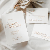 Einfache Minimalistische Honeymoon-Stiftung wünsch Begleitkarte