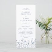 Einfache minimalistische Immergrün-Wildblumen-Hoch Programm (Stehend Vorderseite)