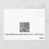 Einfache Minimalistische Immobilien-Veräußerung Postkarte (Rückseite)