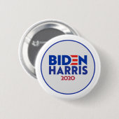 Einfache Minimalistische Joe Biden Kamala Harris 2 Button (Vorne & Hinten)