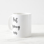 Einfache Minimalistische Kalligrafie Beste Granny  Kaffeetasse (Vorderseite Links)