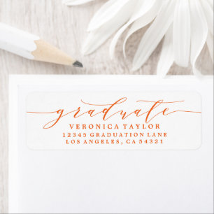 EINFACHE MINIMALISTISCHE KALLIGRAFIE-RÜCKADRESSE-E