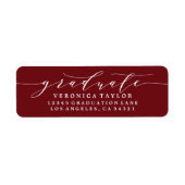 EINFACHE MINIMALISTISCHE KALLIGRAFISCHE RÜCKKEHR-A (Vorne)