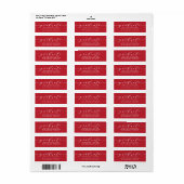 EINFACHE MINIMALISTISCHE KALLIGRAFISCHE RÜCKKEHR-A (Vorne)