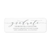 EINFACHE MINIMALISTISCHE KALLIGRAFISCHE RÜCKKEHR-A (Vorne)