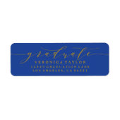 EINFACHE MINIMALISTISCHE KALLIGRAFISCHE RÜCKKEHR-A (Vorne)