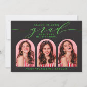 EINFACHE MINIMALISTISCHE KALLIGRAPHISCHE EINLADUNG (Vorderseite)