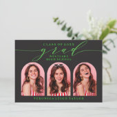 EINFACHE MINIMALISTISCHE KALLIGRAPHISCHE EINLADUNG (Stehend Vorderseite)