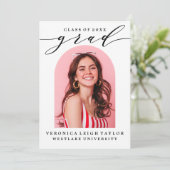 EINFACHE MINIMALISTISCHE KALLIGRAPHISCHE EINLADUNG (Stehend Vorderseite)