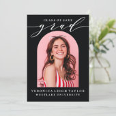 EINFACHE MINIMALISTISCHE KALLIGRAPHISCHE EINLADUNG (Stehend Vorderseite)