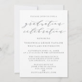 EINFACHE MINIMALISTISCHE KALLIGRAPHISCHE EINLADUNG (Rückseite)