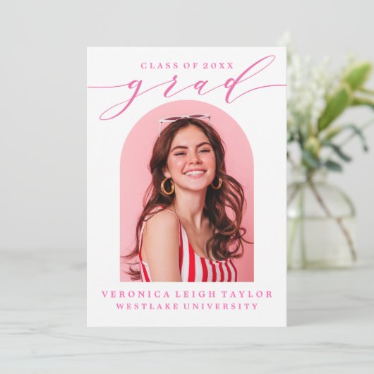 EINFACHE MINIMALISTISCHE KALLIGRAPHISCHE EINLADUNG (Stehend Vorderseite)