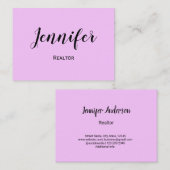 einfache minimalistische, kundenspezifische Logo,  Visitenkarte (Vorne/Hinten)