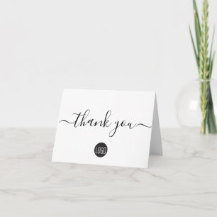 Einfache Minimalistische Kundenzufriedenheit Dankeskarte
