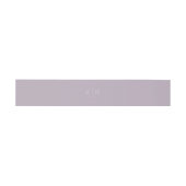 Einfache Minimalistische Lilac Lila Wedding Bly Ba Einladungsbanderole (Flach)