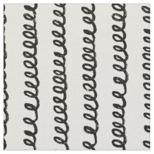 Einfache minimalistische Linien einfache lockige w Stoff