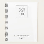 Einfache Minimalistische Logo-Bezeichnung Planer (Vorderseite)