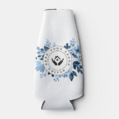 Einfache Minimalistische Logo-Flasche Cooler Flaschenkühler (Vorderseite)